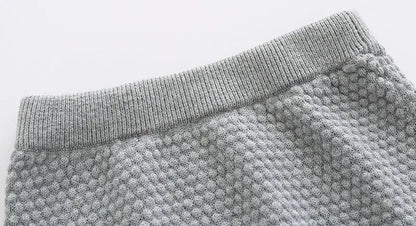 Knitted Pajama Set for Baby - Cozy cotton clothes set