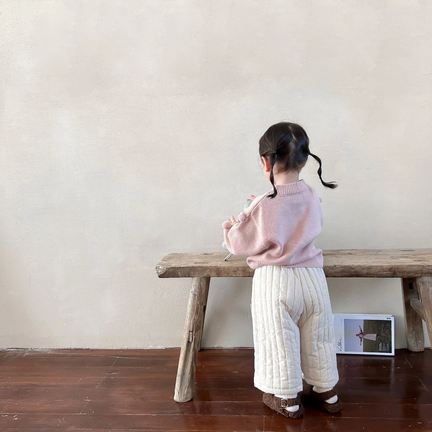 Elastic Waist Cotton Harem Pants - Kid's Spring/Autumn Trousers