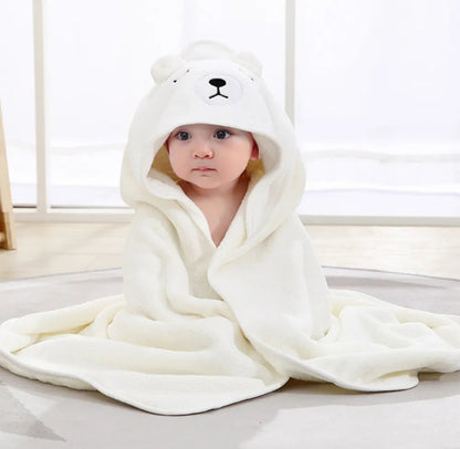 Super Soft Hooded Baby Towels: Cozy Bath Blanket