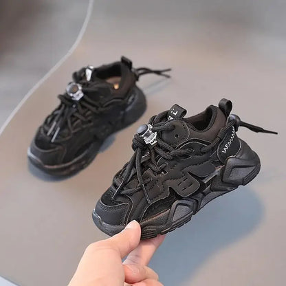 Kids Plush Sneakers: Waterproof and Comfortable Sports Shoes