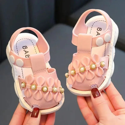 Bow Summer Sandals for Baby Girls