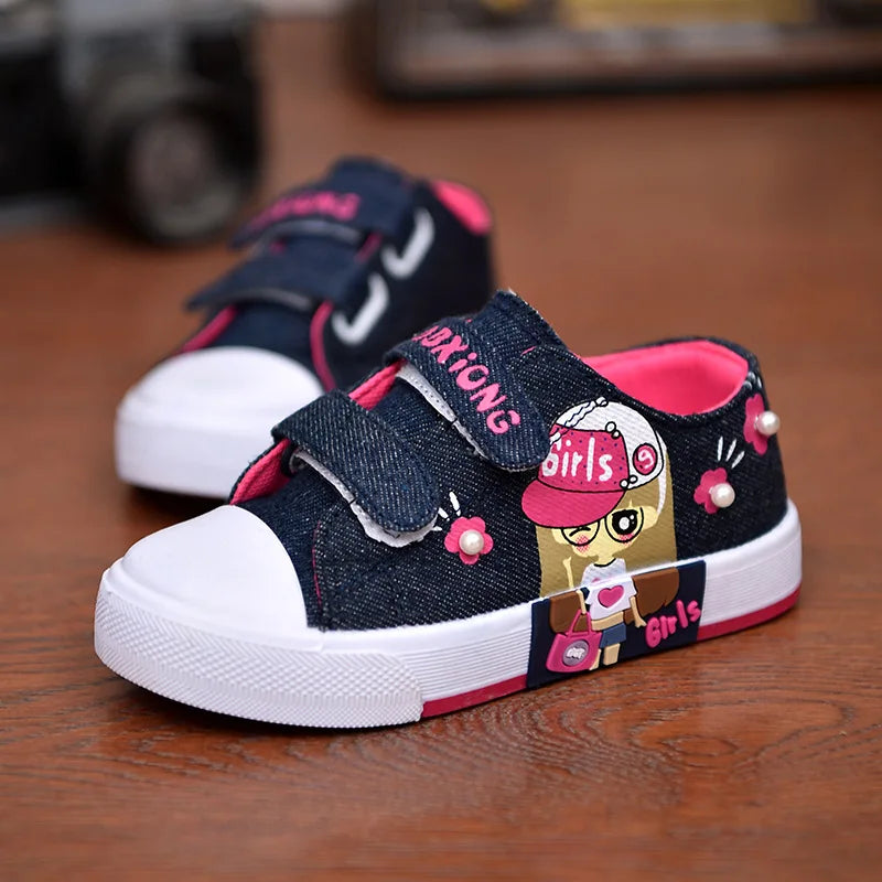 Canvas Sneakers: Non-slip and Breathable Casual Shoes for Kids