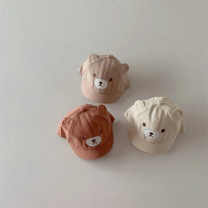 Cute Bear Ears Baby Baseball Cap: Stylish Comfort for Little Ones!
