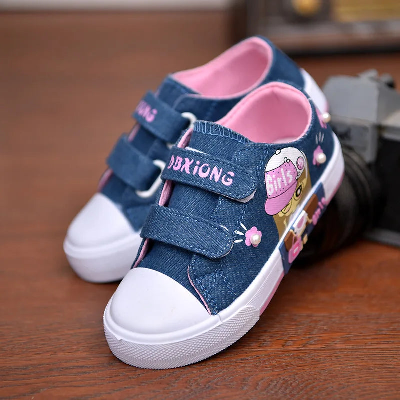 Canvas Sneakers: Non-slip and Breathable Casual Shoes for Kids