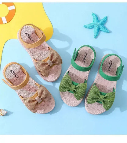 Girls' Bow Sandals: Sweet and Versatile