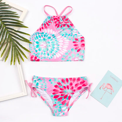 Colorful Kids Bikini Set - Summer Swimwear