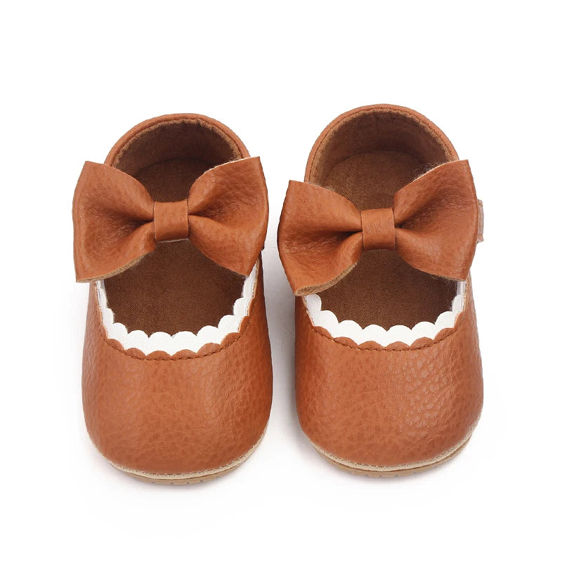 Bowknot Shoes for Toddler: Non-slip Prewalking Shoes