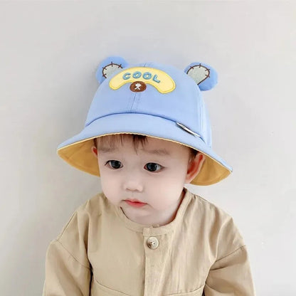 Cute Frog Baby Bucket Hat: Spring/Summer Fisherman Cap