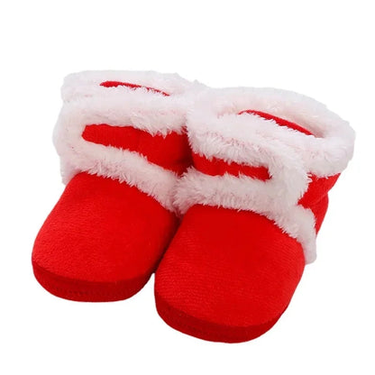 Newborn Baby First Walkers - Soft Anti-slip Crib Shoes