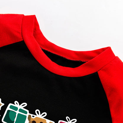 Christmas Family Pajamas Parent-child Matching Clothing Set