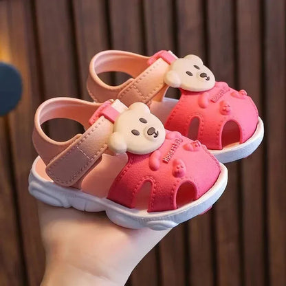 Baby Beach Sandals - Comfortable Cartoon Toddler Sandals