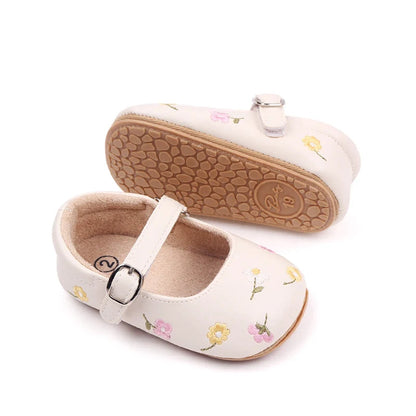Baby Summer Sandal Cute Embroidery Flower