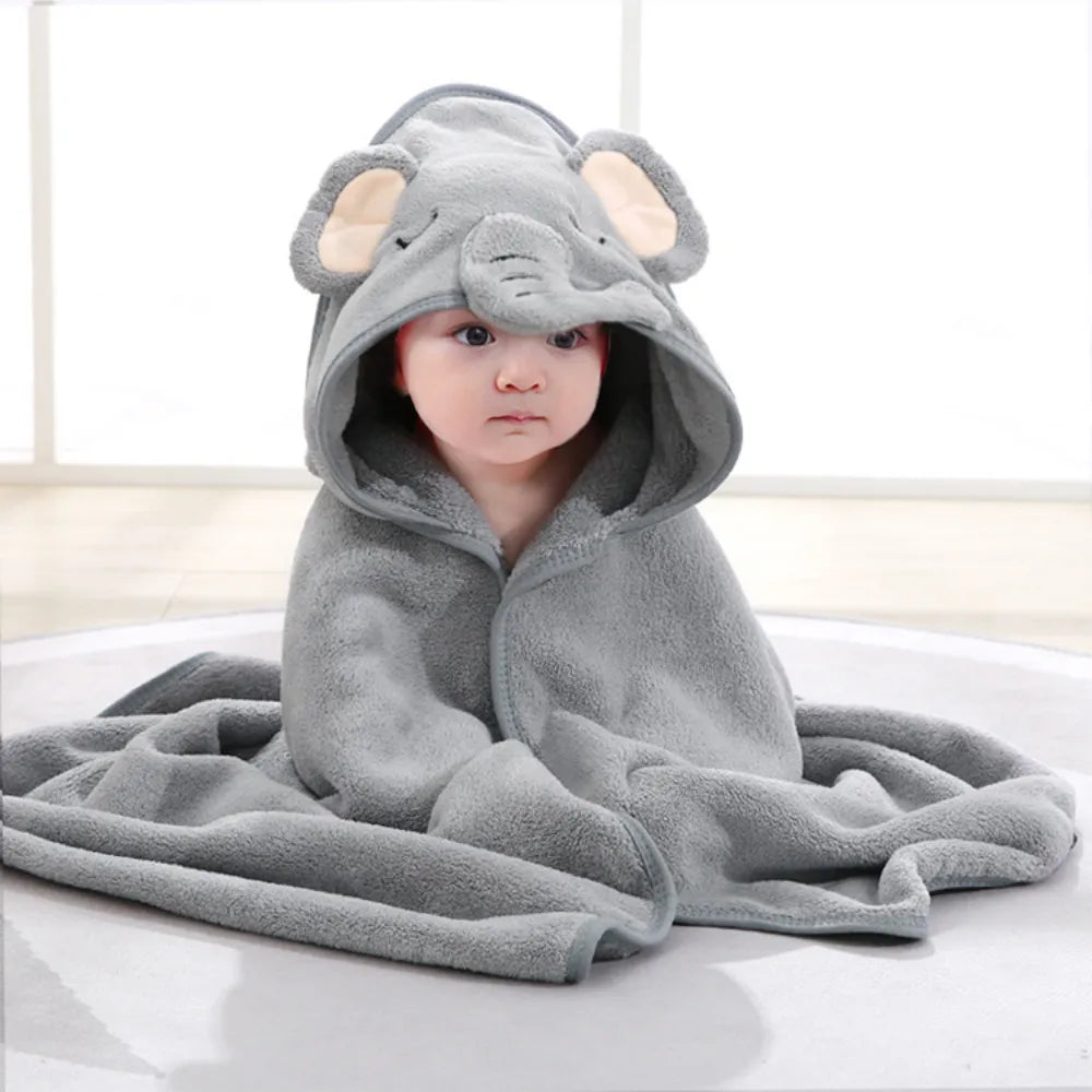 Super Soft Hooded Baby Towels: Cozy Bath Blanket