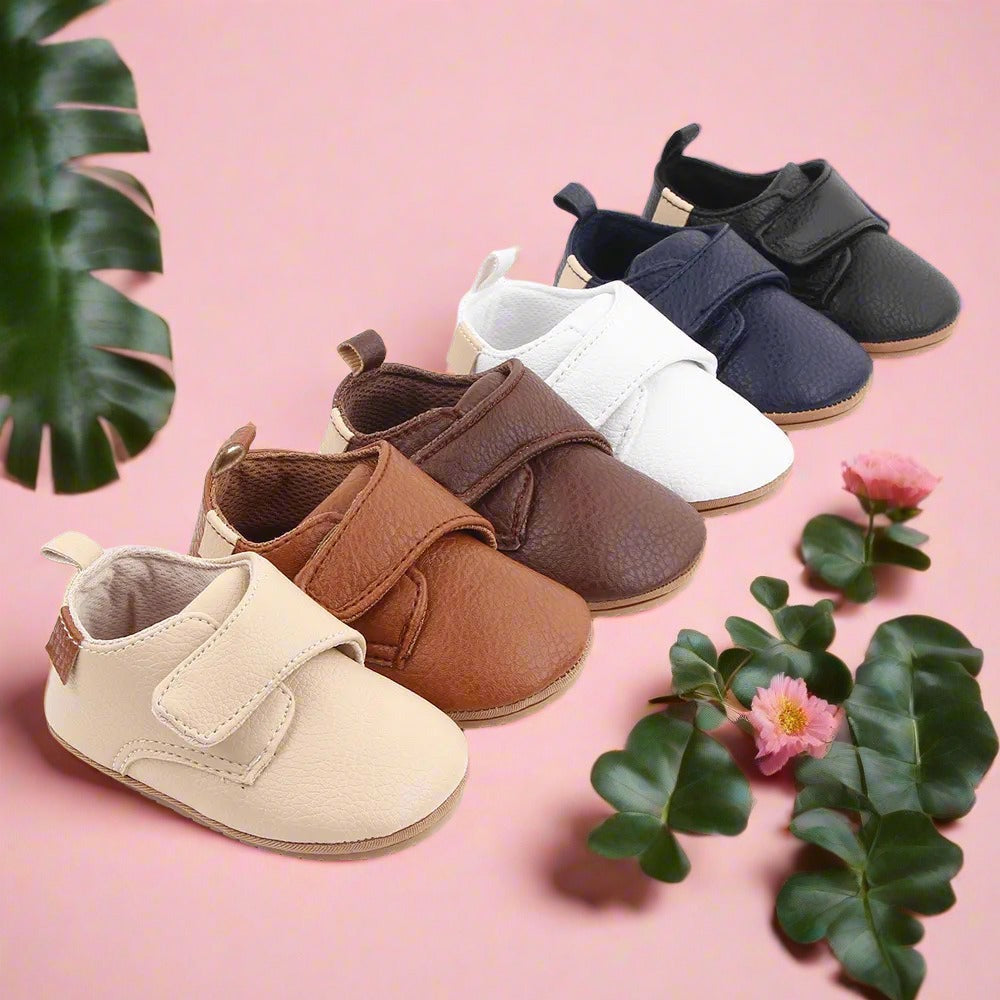 Classic Leather Baby Shoes - Stylish and Anti-Slip Shoes!
