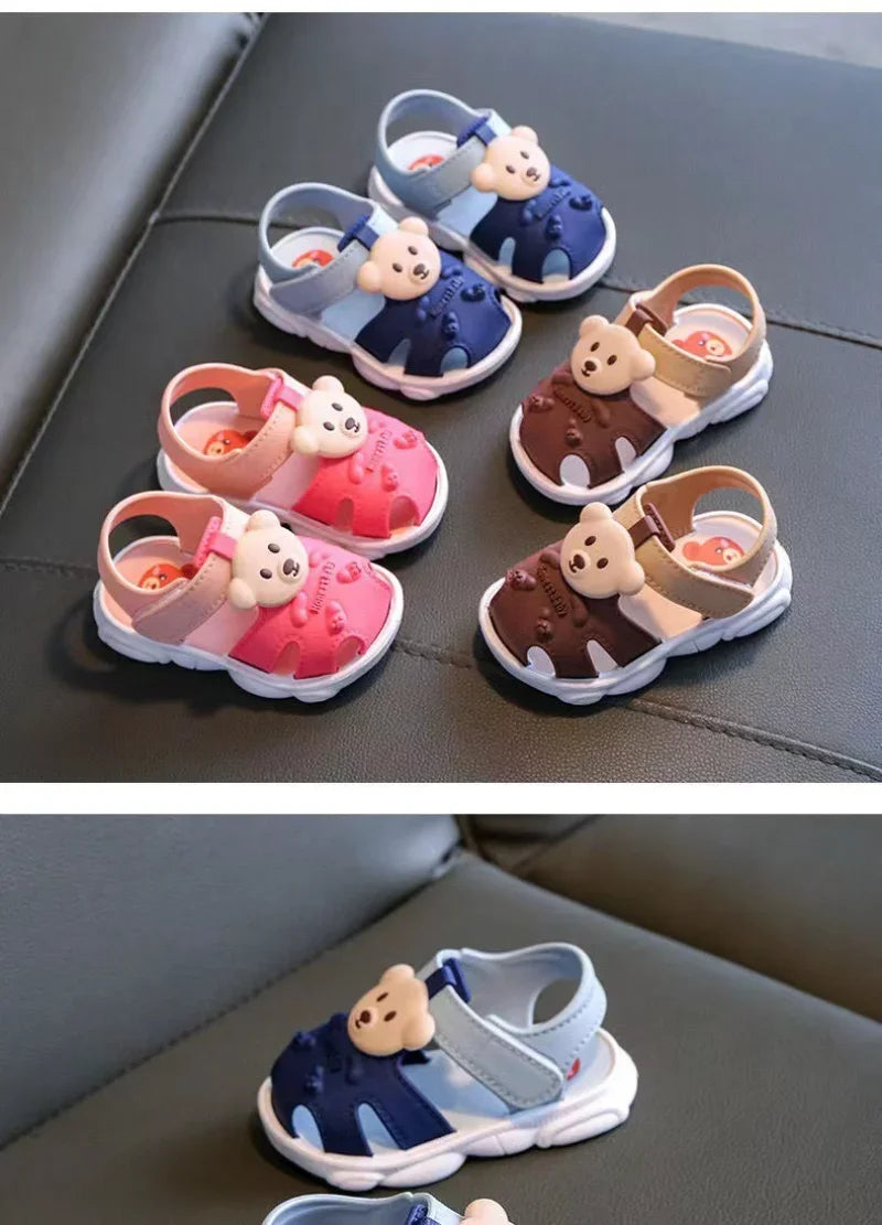 Baby Beach Sandals - Comfortable Cartoon Toddler Sandals