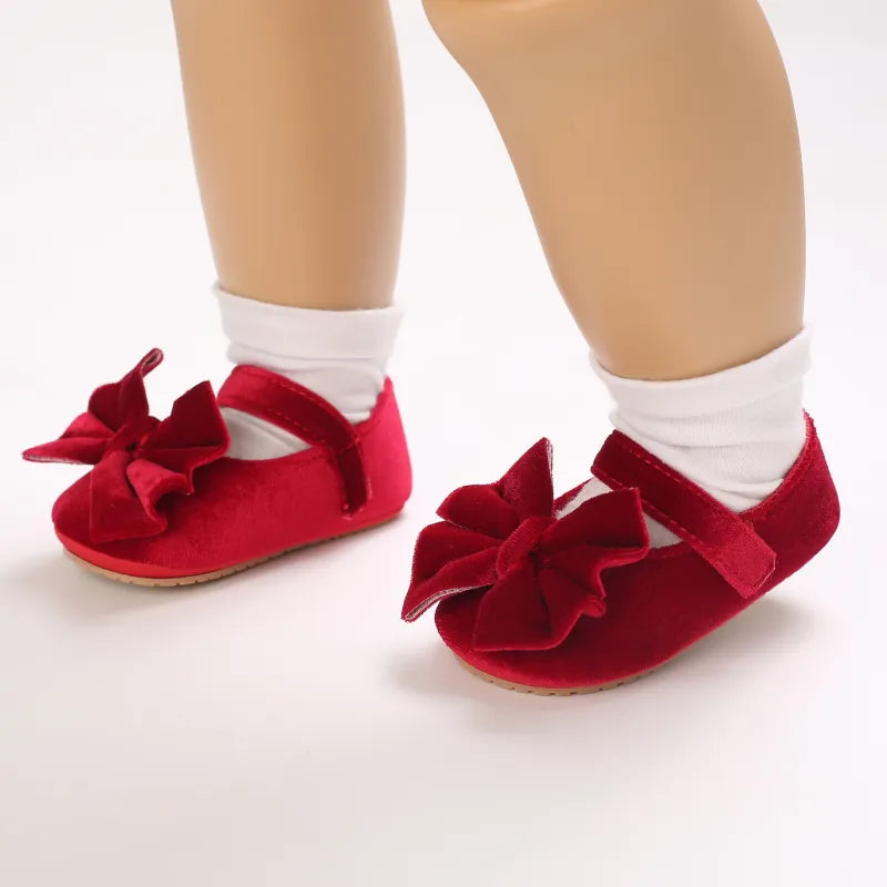 Princess Shoes - Baby Girls' Bow Flat Shoes for First Steps