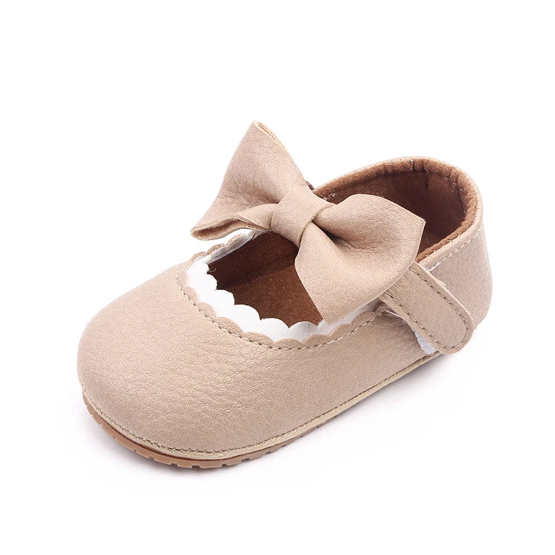 Bowknot Shoes for Toddler: Non-slip Prewalking Shoes