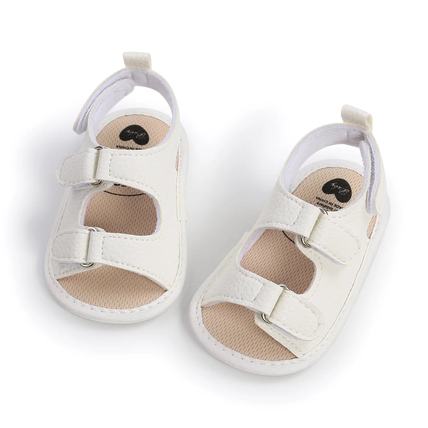 New Baby Sandals: PU Soft Sole Anti-Slip Infant First Walker Crib Shoes