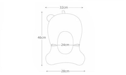 Portable Newborn Bath Support Pad - Comfortable and Foldable