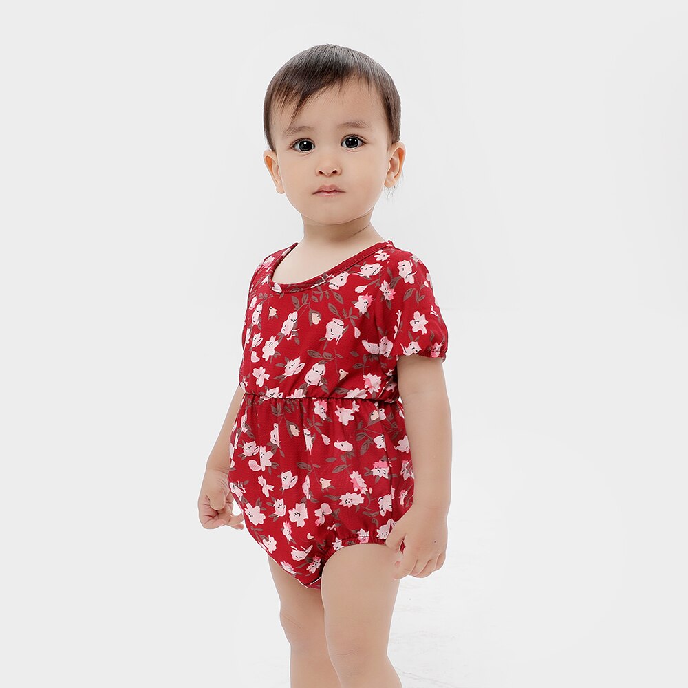 Dress Mother Daughter V Neck Sleeveless In Family Matching