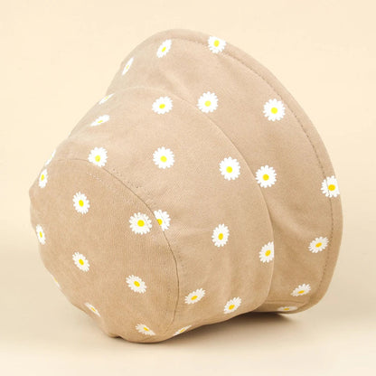 Summer Daisy Pattern Bucket Hat: Cute Flower Sun Hat for Kids