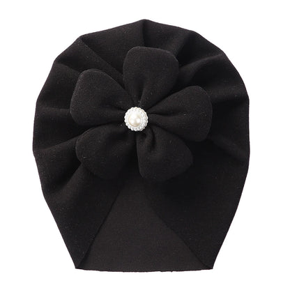 Pearl Turban Baby Hat: Elegant Headwear for Newborns