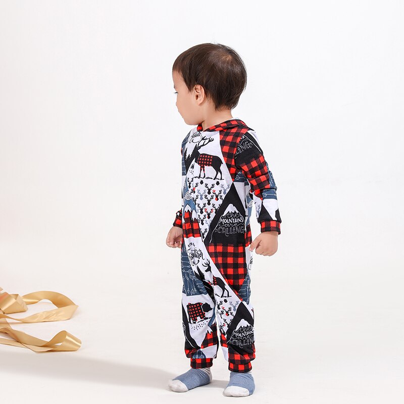 Family Matching Outfits  Long Sleeve Zipper Jumpsuits