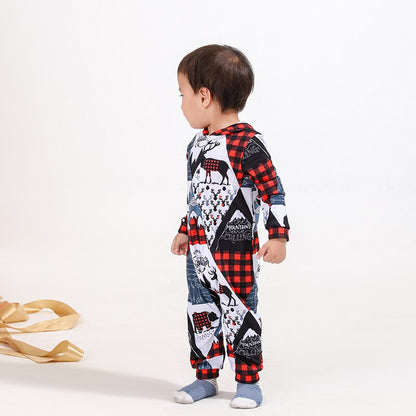 Family Matching Outfits  Long Sleeve Zipper Jumpsuits