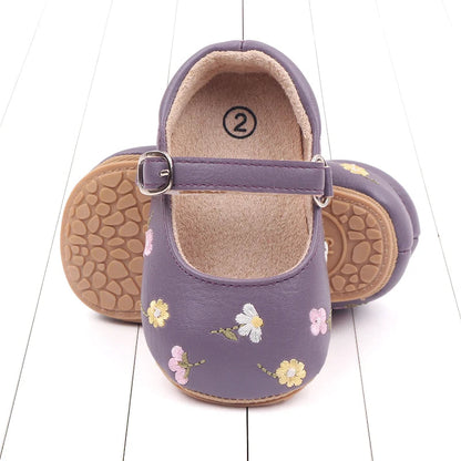 Baby Summer Sandal Cute Embroidery Flower