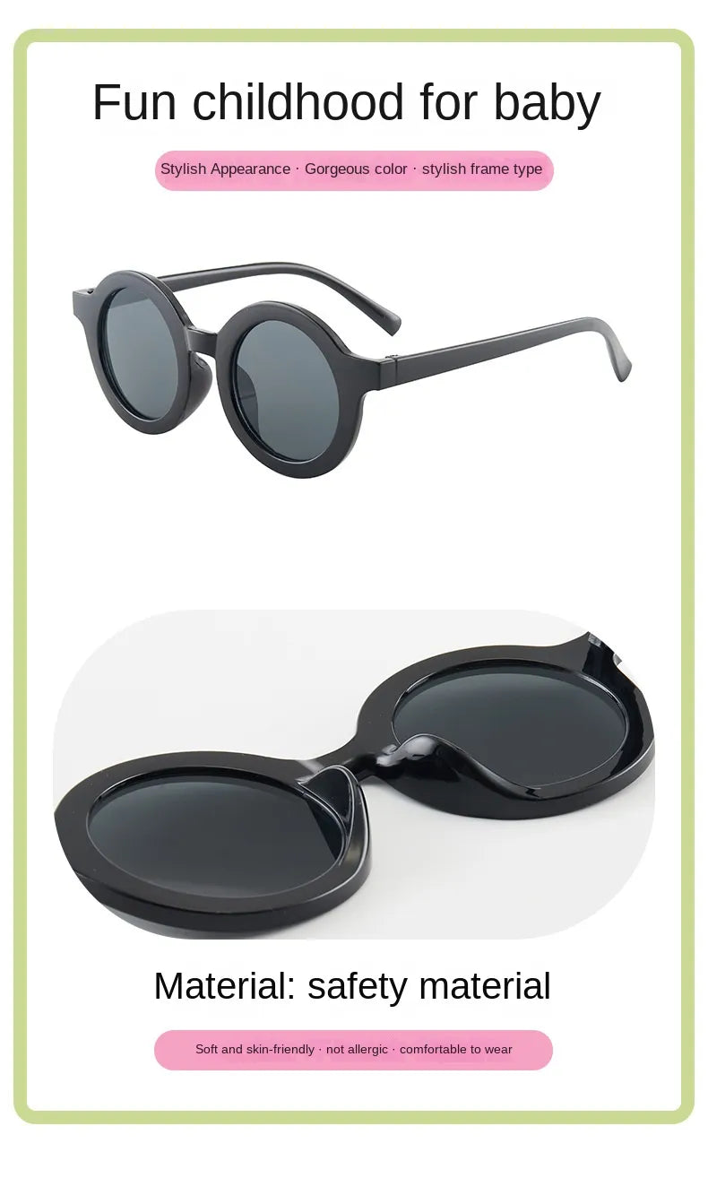 Lovely Kids Sunglasses: Round Street Eyeglasses