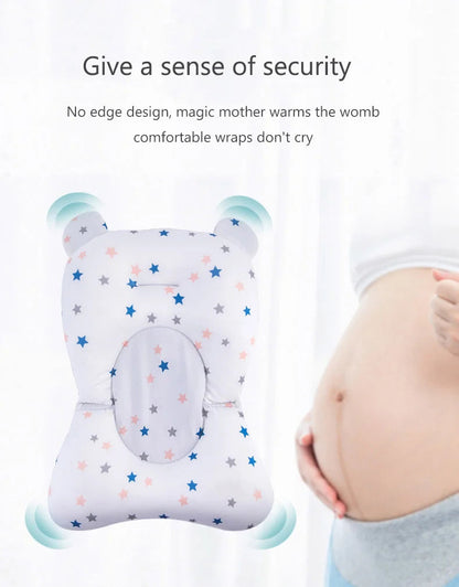 Foldable Baby Bath Support Mat: Infant Comfort Essential