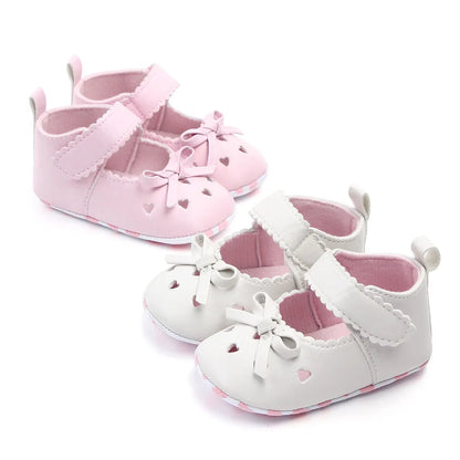 Infant Girls' Soft Sole Princess Shoes with Cute Bows