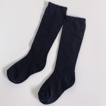 Cotton Knee-High Socks: Breathable & Stylish