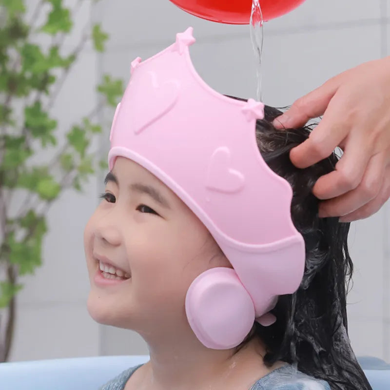 Baby Soft Cap Ear Protection Hat for Shower