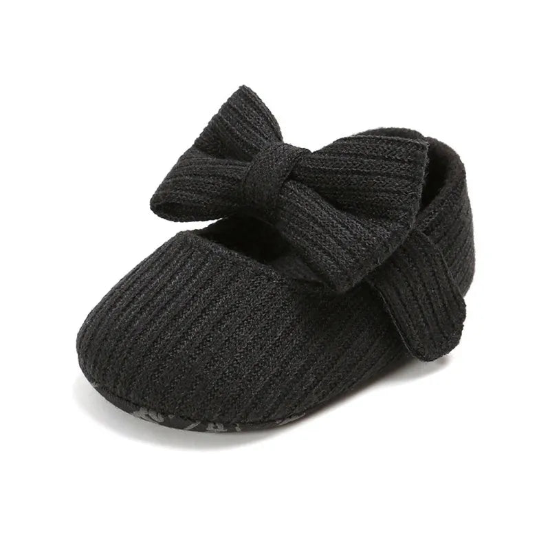 Princess Shoes for Babies: Anti-Slip Bow Sneakers
