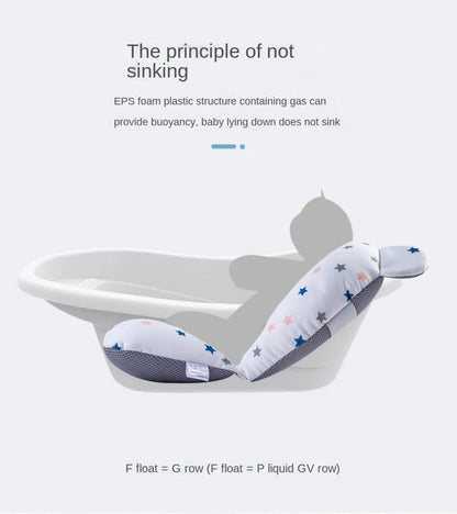 Portable Newborn Bath Support Pad - Comfortable and Foldable