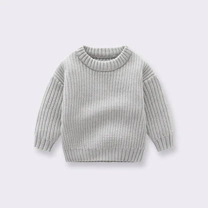 Knitted Loose Sweater for Baby in Autumn/Winter