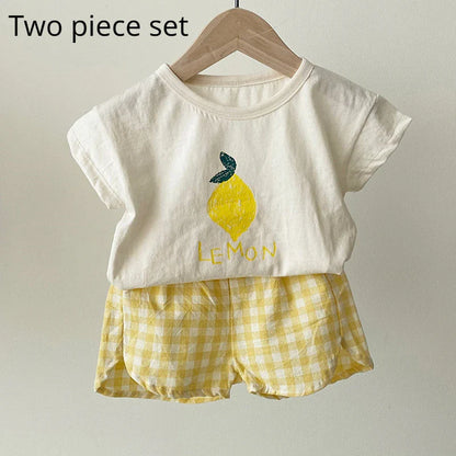 Cotton Sleeveless Baby Pajama Sets: Cartoon Homewear for Summer