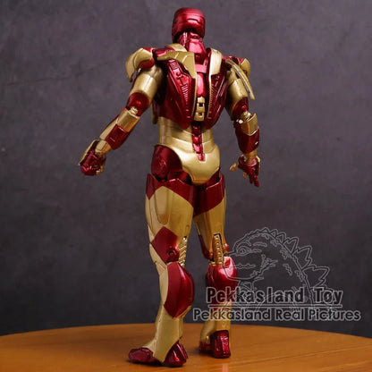 Golden Iron Man PVC Action Figure Model Toy