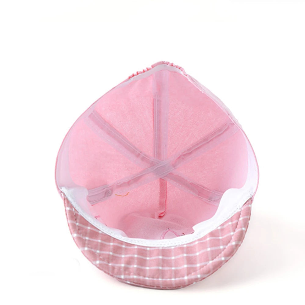 Cartoon Cat Pattern Baby Baseball Cap: Cute Cotton Hat for Kids