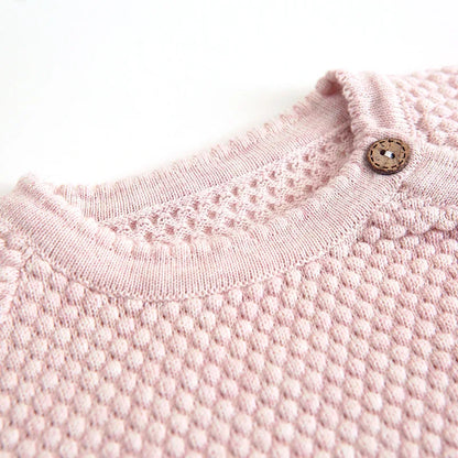 Knitted Pajama Set for Baby - Cozy cotton clothes set