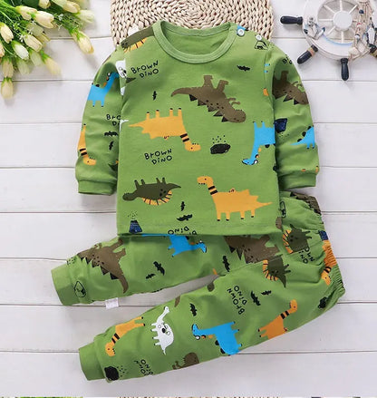 Children's Cartoon Cotton Sets for Autumn/Winter