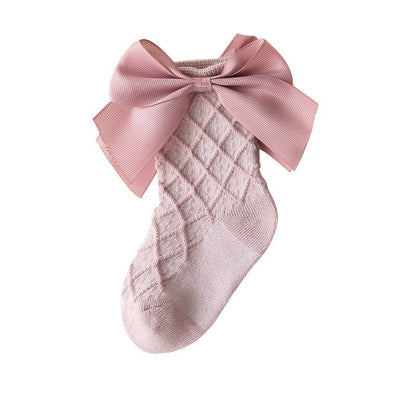 Lace Flower Long Tube Socks For Children