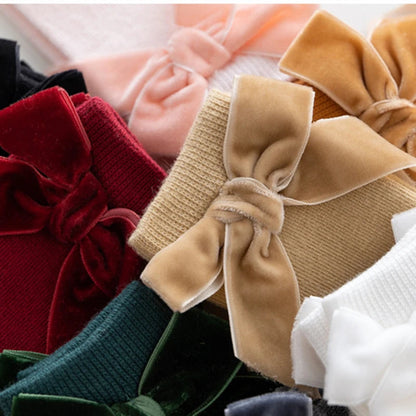 Bow Knee High Socks for Baby Girls