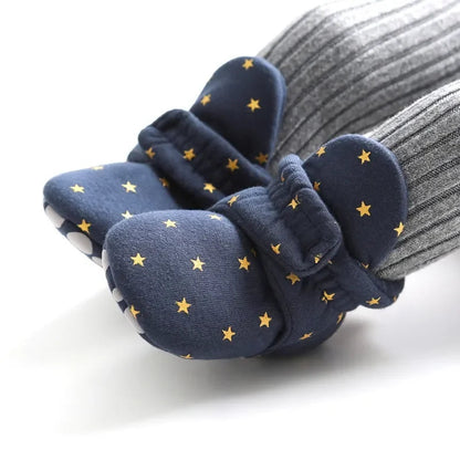 Newborn Baby First Walkers - Soft Anti-slip Crib Shoes