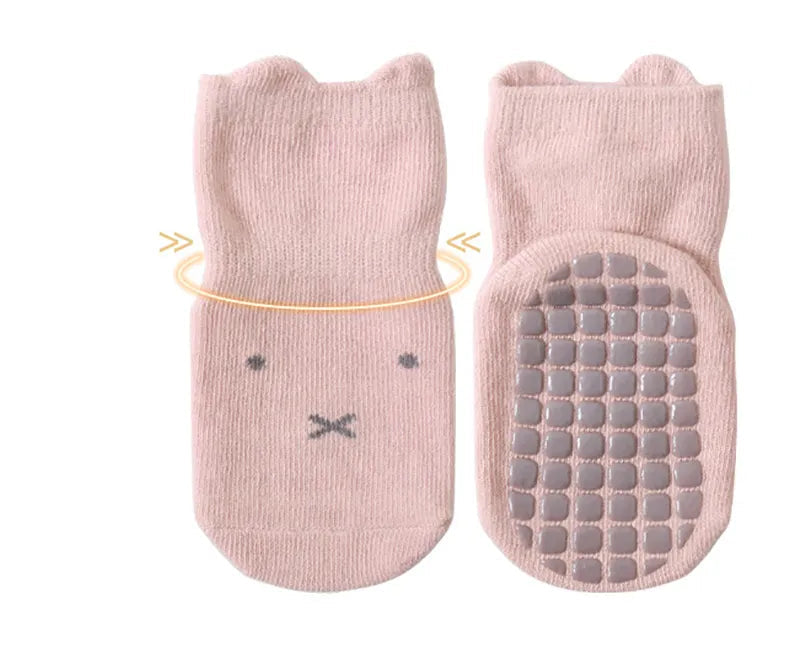 5 Pairs Anti-Slip Cartoon Baby Socks - Toddler Accessories