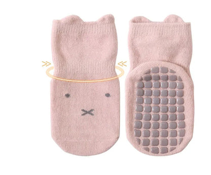 5 Pairs Anti-Slip Cartoon Baby Socks - Toddler Accessories
