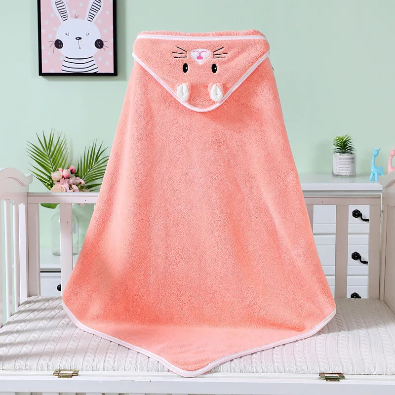 Super Soft Hooded Baby Towels: Cozy Bath Blanket