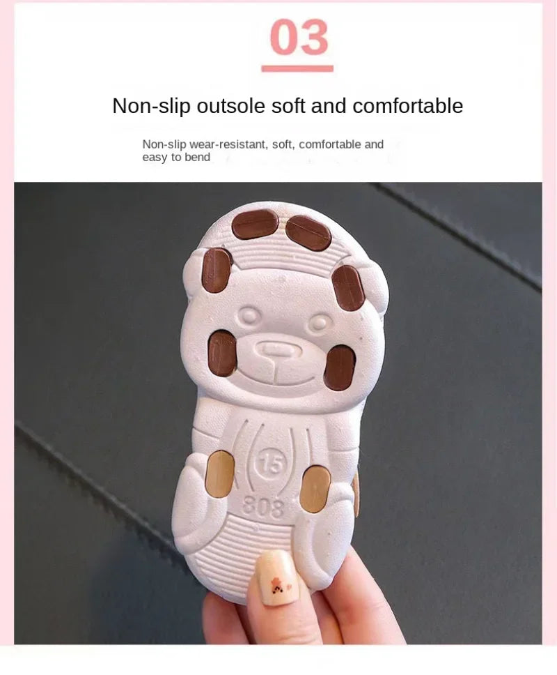 Baby Beach Sandals - Comfortable Cartoon Toddler Sandals