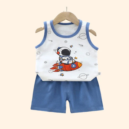 Summer Children's Sports Clothes: Stylish Set